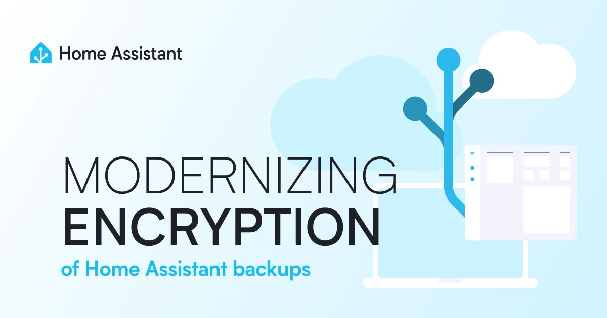 Modernizing encryption of Home Assistant backups