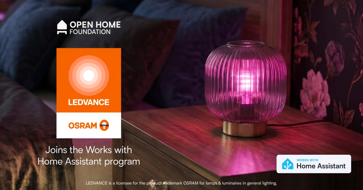 LEDVANCE joins Works with Home Assistant