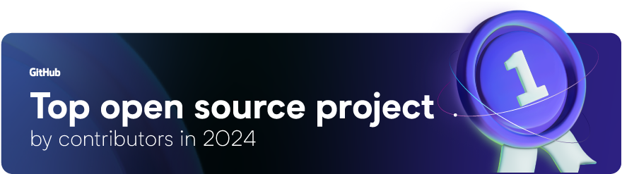 GitHub's top open source project by contributors in 2024